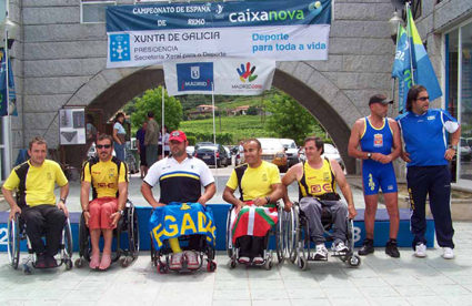 Imagen de los participantes en el Campeonato de España de Remo.